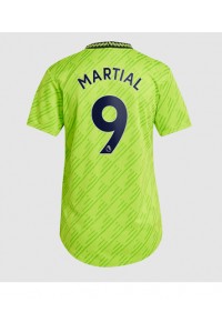 Manchester United Anthony Martial #9 Voetbaltruitje 3e tenue Dames 2022-23 Korte Mouw